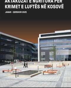 PODIGNUTE OPTUŽNICE ZA RATNE ZLOČINE NA KOSOVU U PERIODU JANUAR – JUN 2025. GODINE